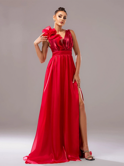Ivy Maxi Dress In Red