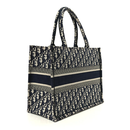 Oblique Medium Book Tote Blue Multicolor