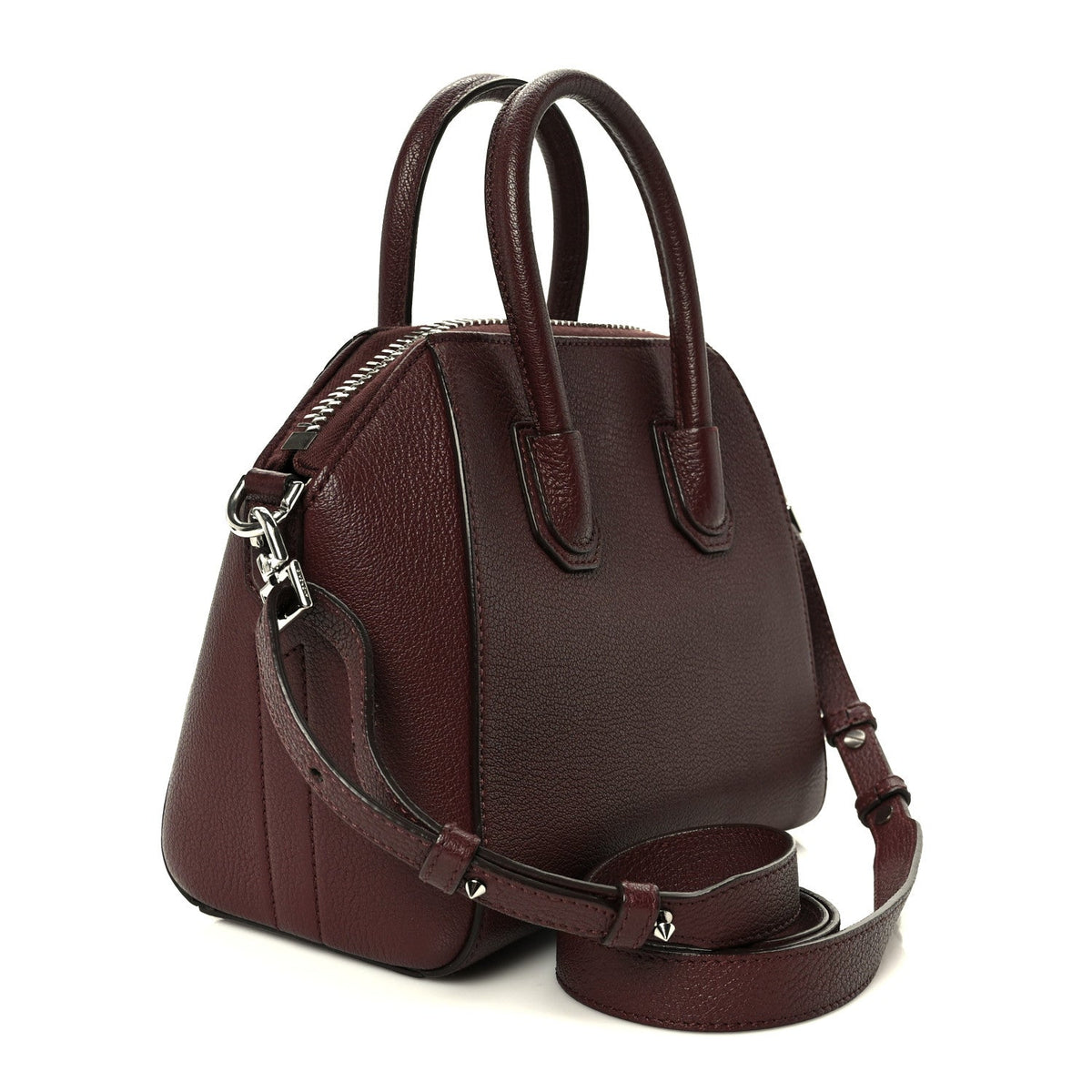 Sugar Goatskin Mini Antigona Oxblood