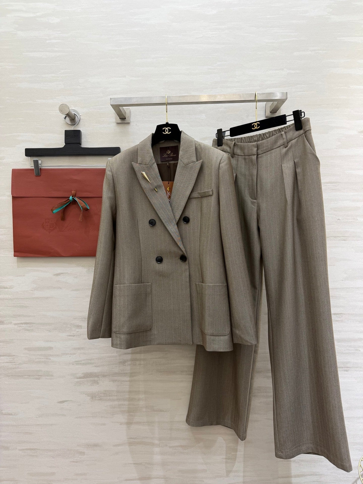 LP Milano Set Taupe Virgin Wool 346552