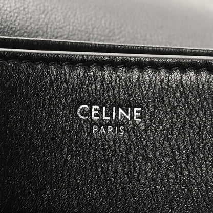 Supple Calfskin Triomphe Medium Besace Black