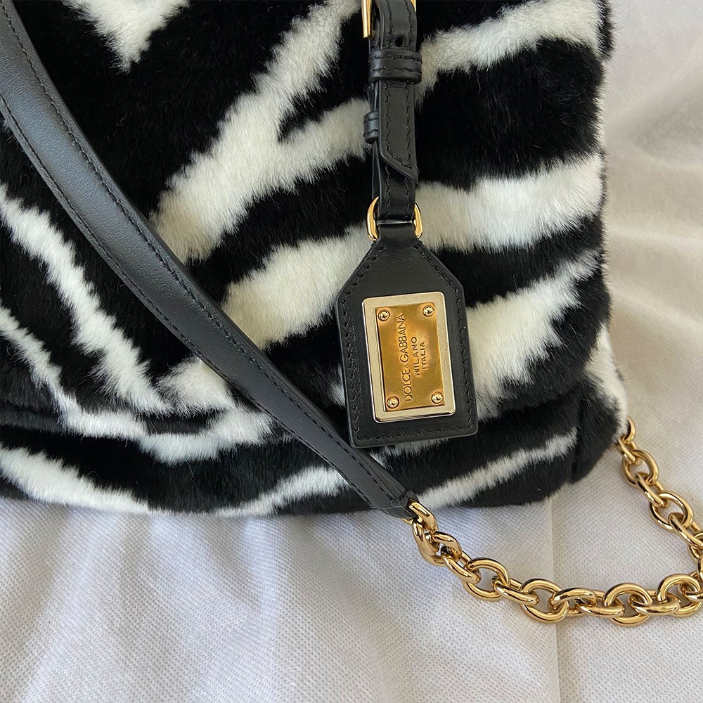 Dolce & Gabbana Fur Sicily Bag