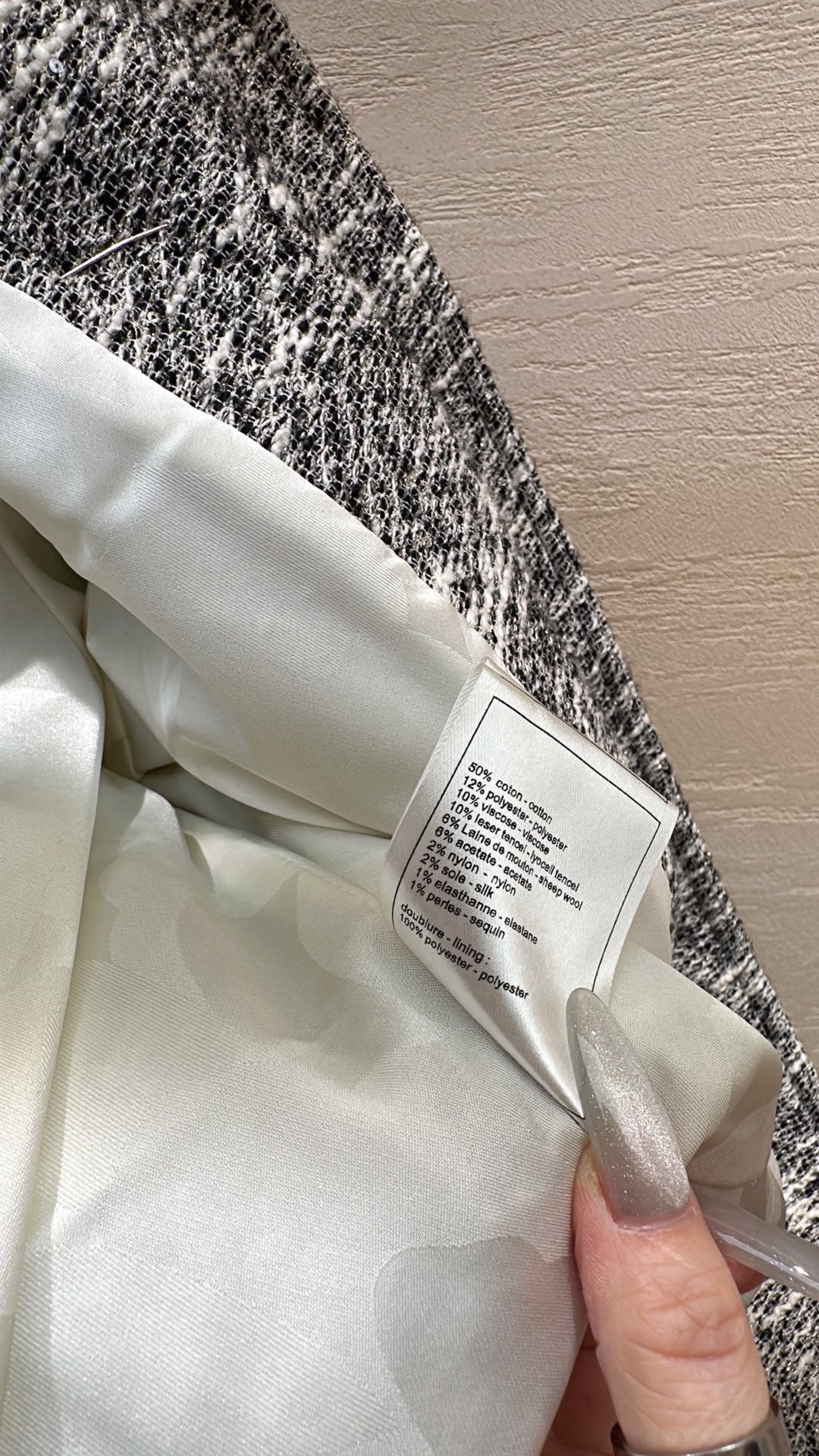 CHANEL CLASSIC ELEGANCE JACKET GRAY IN TWEED