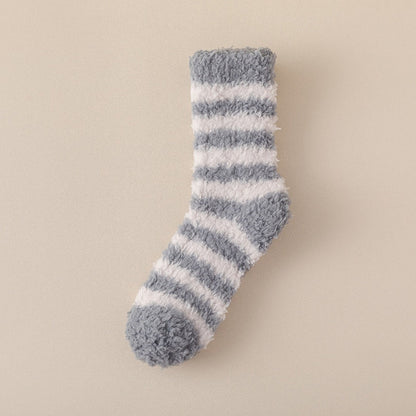Rufia - Colorful Striped Towel Socks