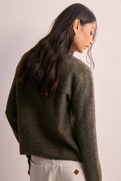 PCSILLY LS REV TIE KNIT NOOS BC
