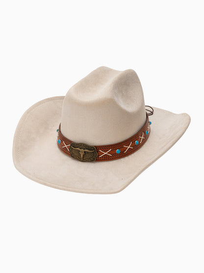 Marcella Suede Western Cowboy Hat