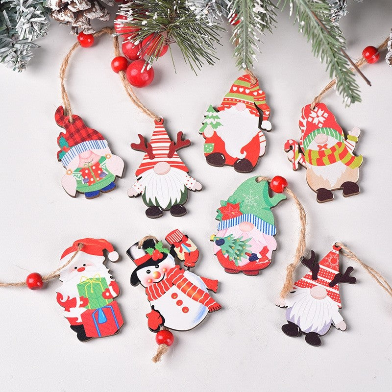 Christmas Wooden Candle Decorations