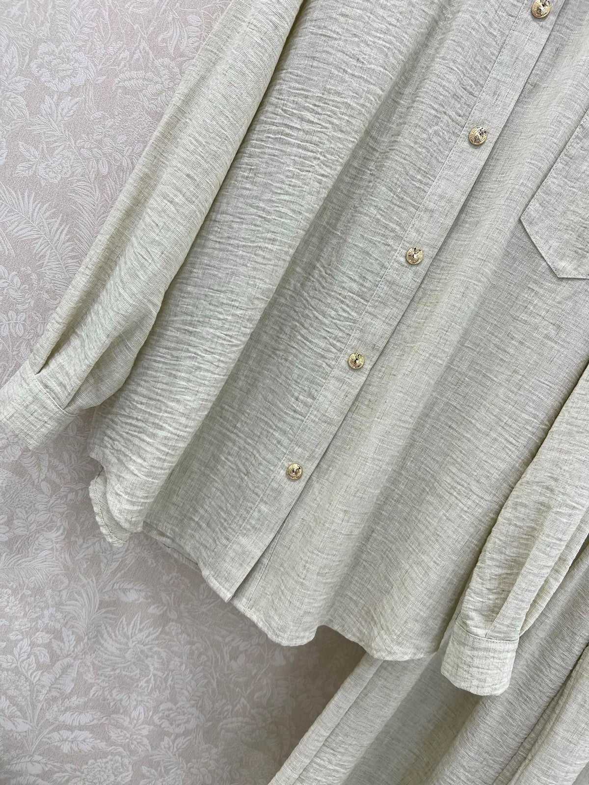 CHANEL SHIRT AND WIDE-LEG TROUSERS SET STYLE 33