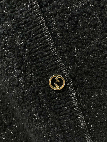 Gucci 2025 Cardigan Dark Blue Wool