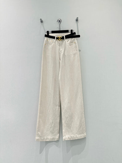 CC Diamond Pattern Jeans Cotton Polyester 351233