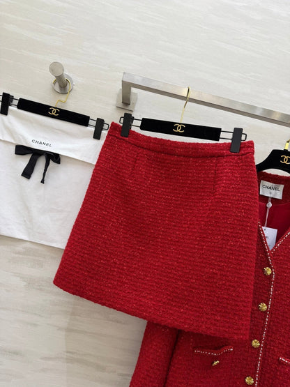 CC 26s Set Red Woven Tweed 344766