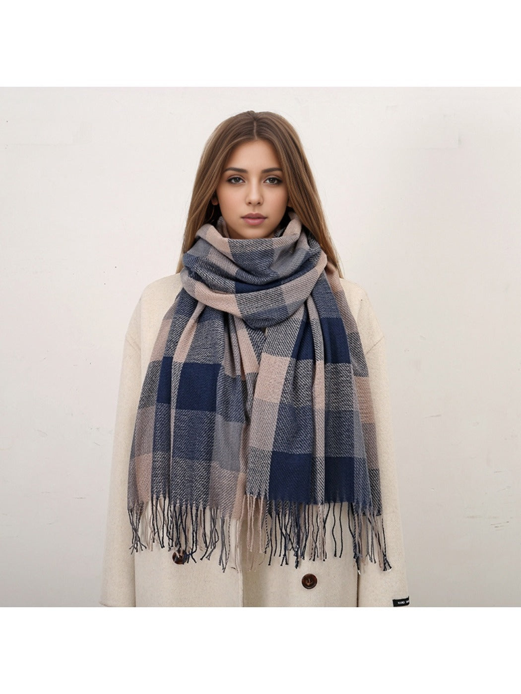 Sscarvii - Winter Scarf with Colorful Plaids