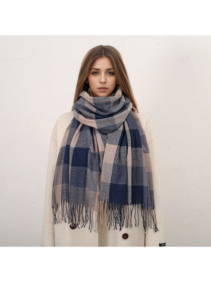 Sscarvii - Winter Scarf with Colorful Plaids