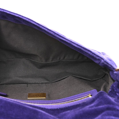 Velvet FF Embossed Baguette Viola Plus