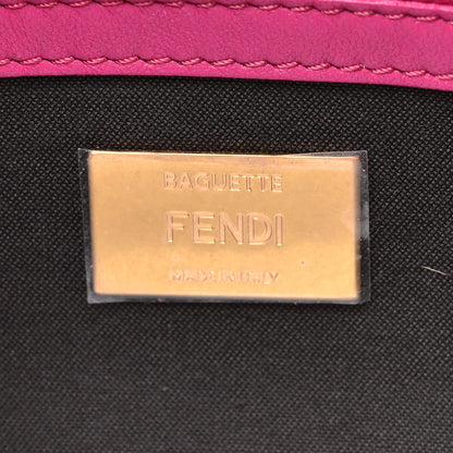 Nappa FF 1974 Embossed Baguette Ciclamino Pilar