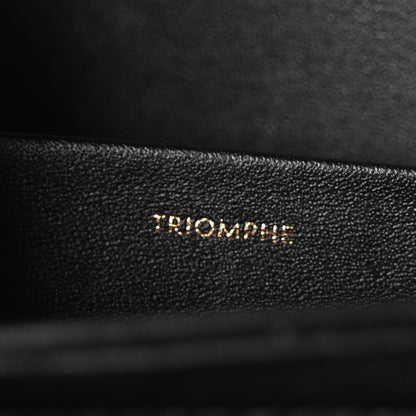Shiny Calfskin Medium Triomphe Black