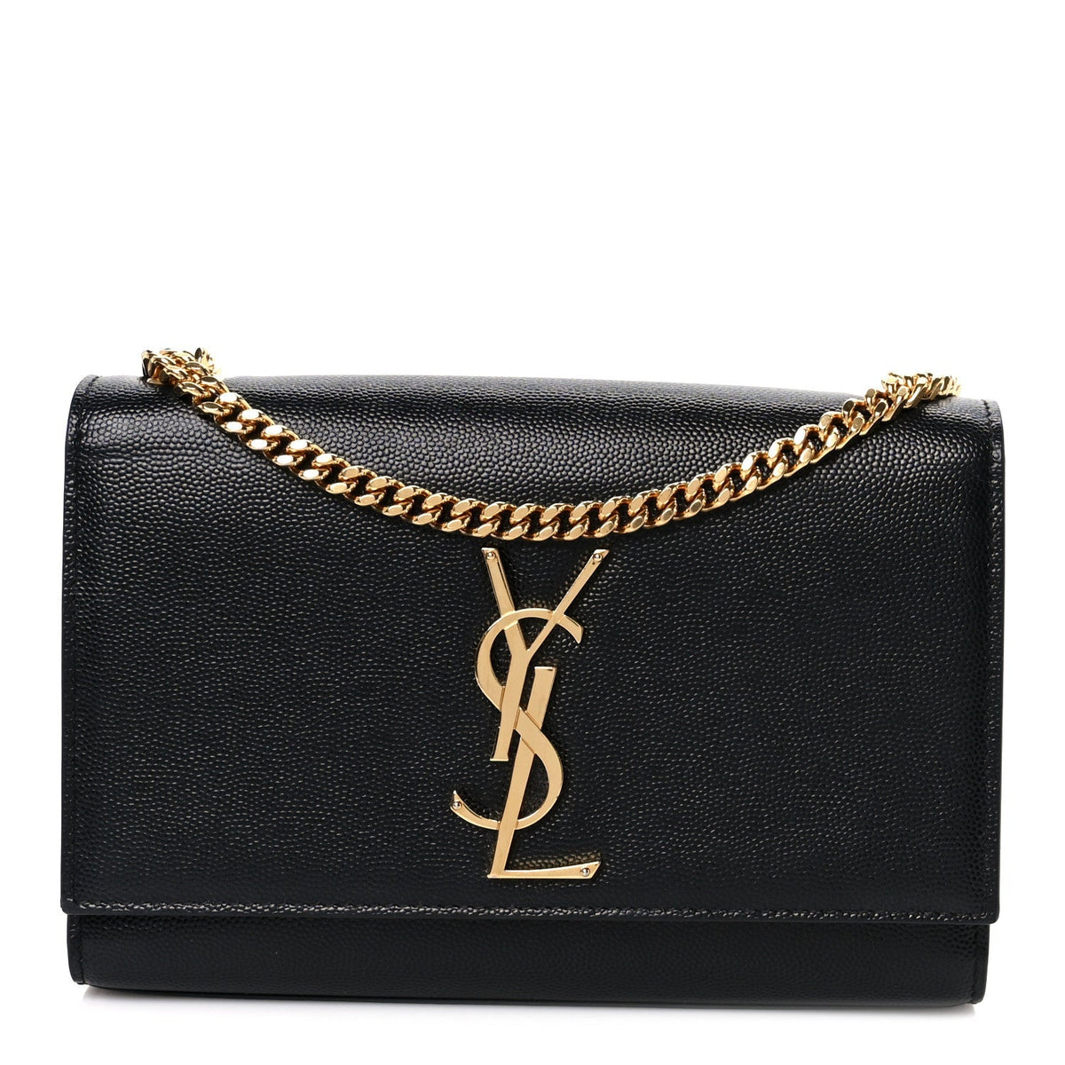 Grain De Poudre Small Monogram Kate Satchel Black