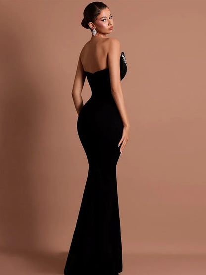 Amira Maxi Dress In Black