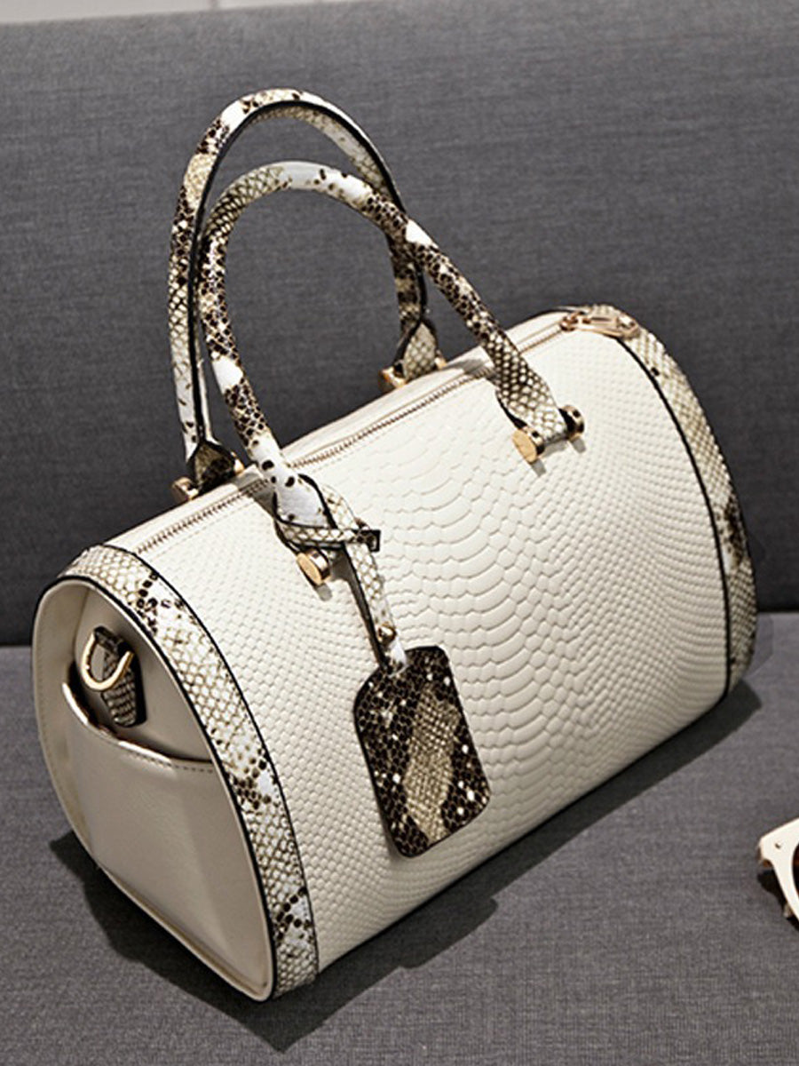 Victoria Snakeskin Handbag