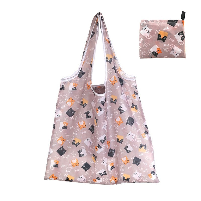 Large Capacity Foldable Shopping Bag Portable Print
