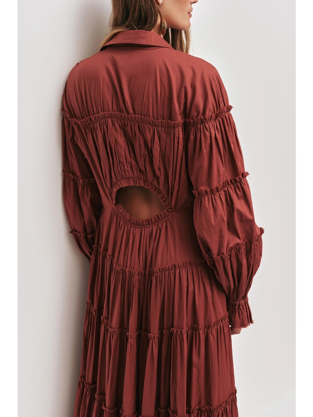 Alba Maxi Dress In Red