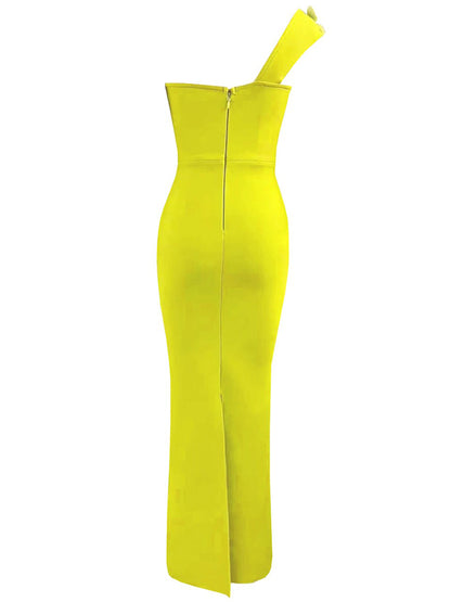 Flora Maxi Dress In Yellow