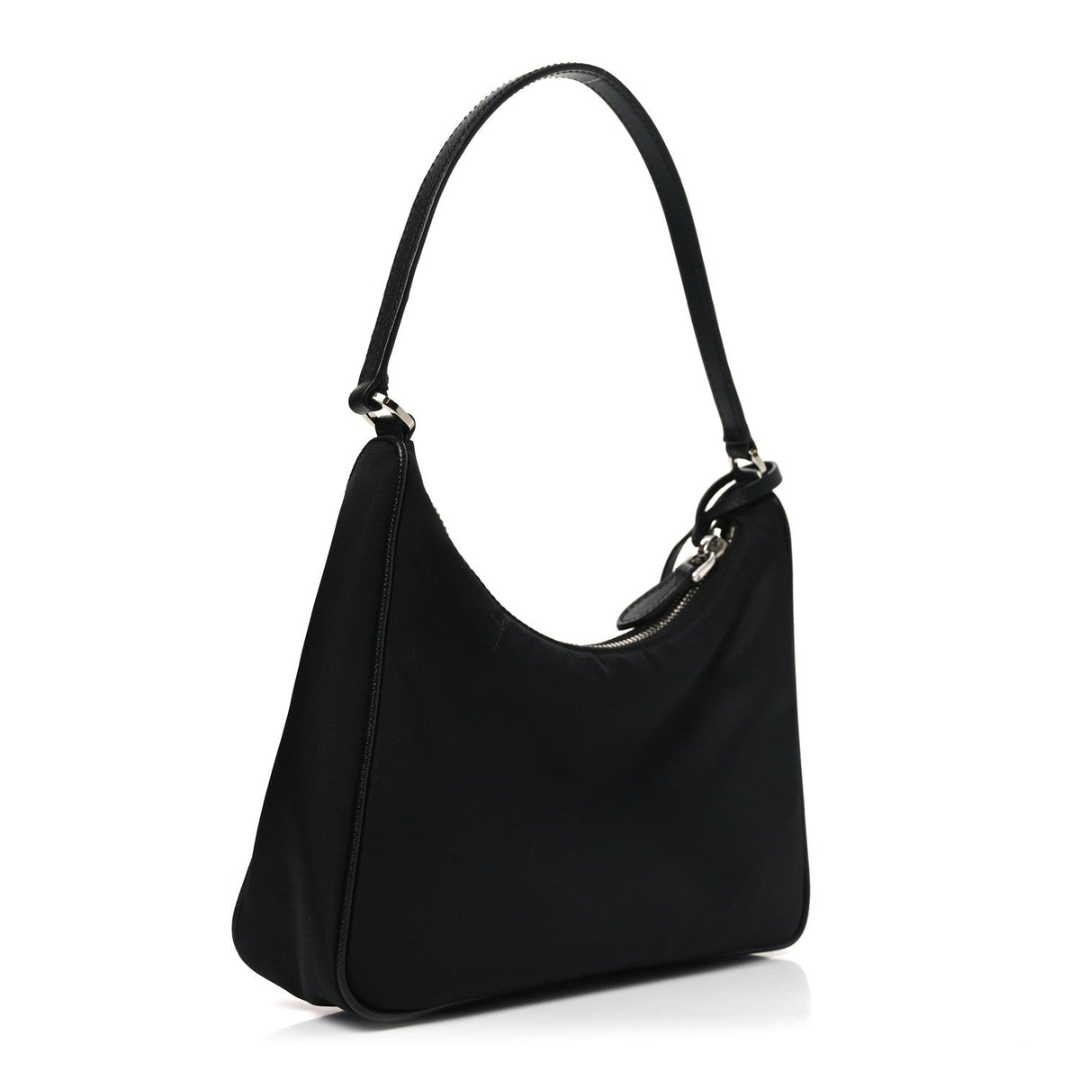 Tessuto Nylon Saffiano Mini Re-Edition 2005 Bag Black