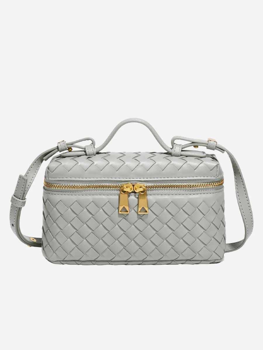 Giuliana Weaved Leather Crossbody Bag