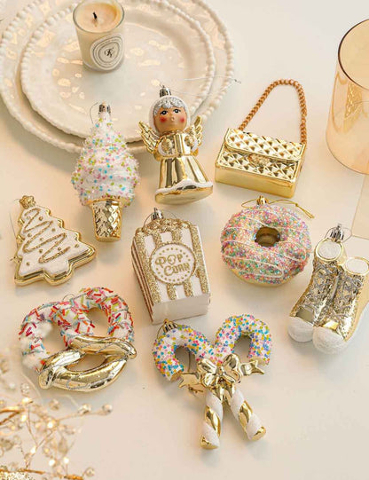 Sparkly Cartoon Charm Christmas Hanging Ornament