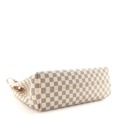 Damier Azur Graceful MM Rose Ballerine
