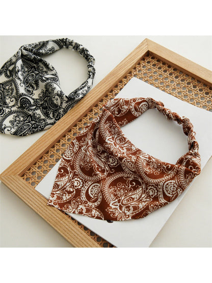 Haila - Boho Style Paisley Triangle Elastic Headband