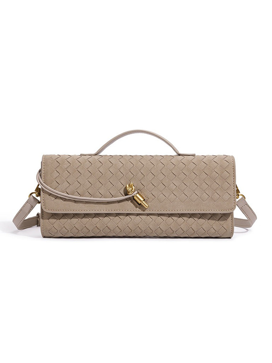 Aurora Hand-Woven Matte Cowhide Bag
