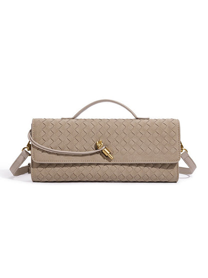 Aurora Hand-Woven Matte Cowhide Bag