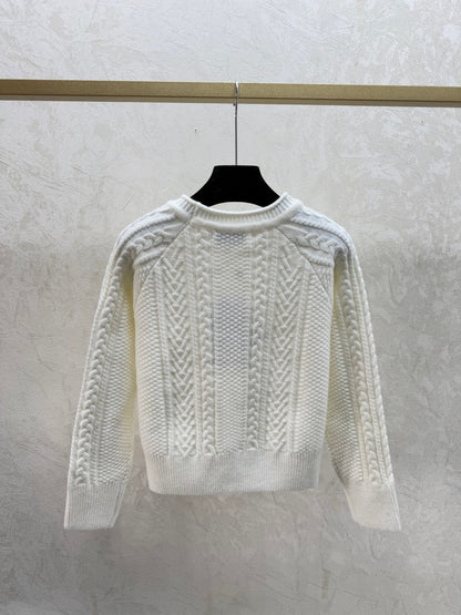 Chanel 2025 Knit Crew Neck Long Sleeve Sweater