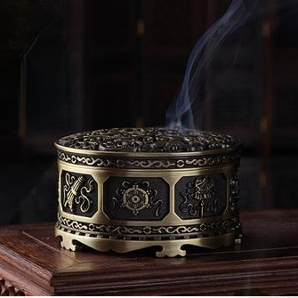 All-Metal Cloisonne Enamel Tibetan Incense Burner