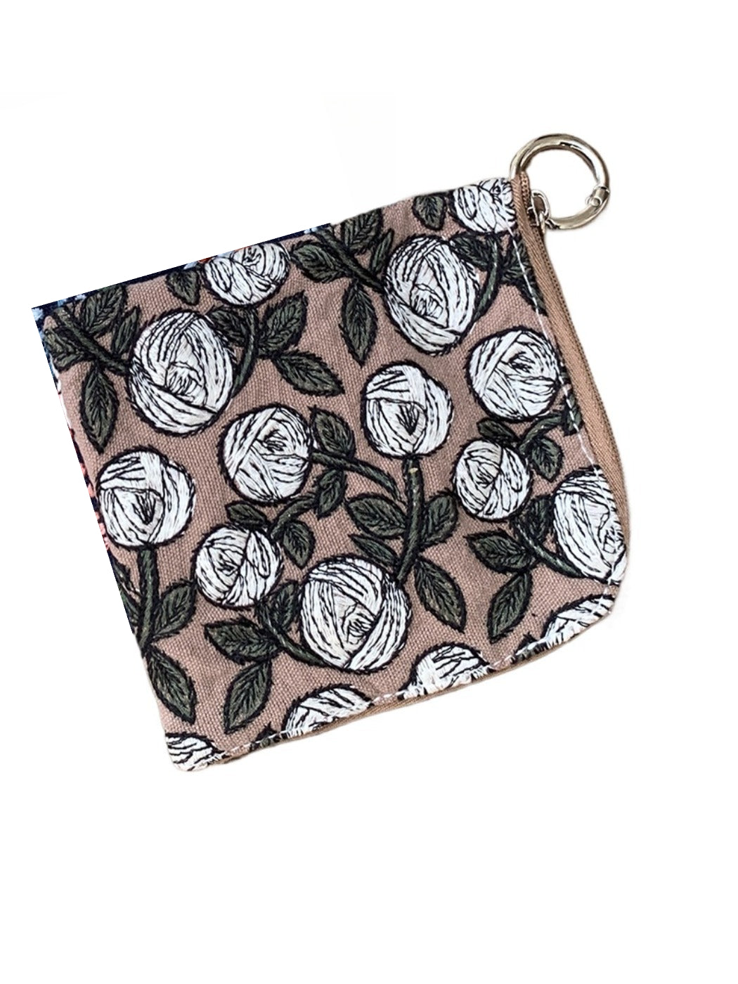 Cosbai - Small Coin Purse with Floral Prints