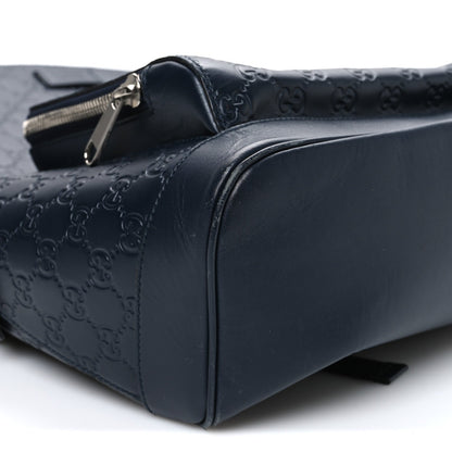 Guccissima Signature Day Backpack Blue