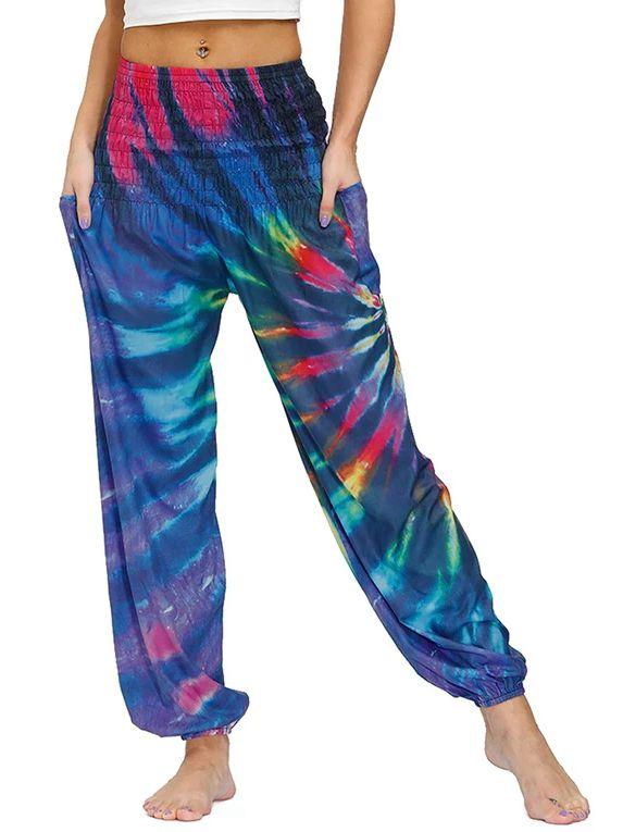 Summer Bohemian Sports Fitness Yoga Pants-2