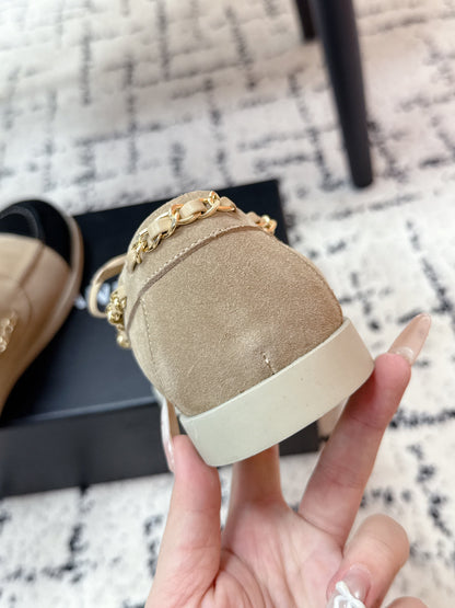CC Cruise 25/26 Moccasins Black Light Taupe Suede