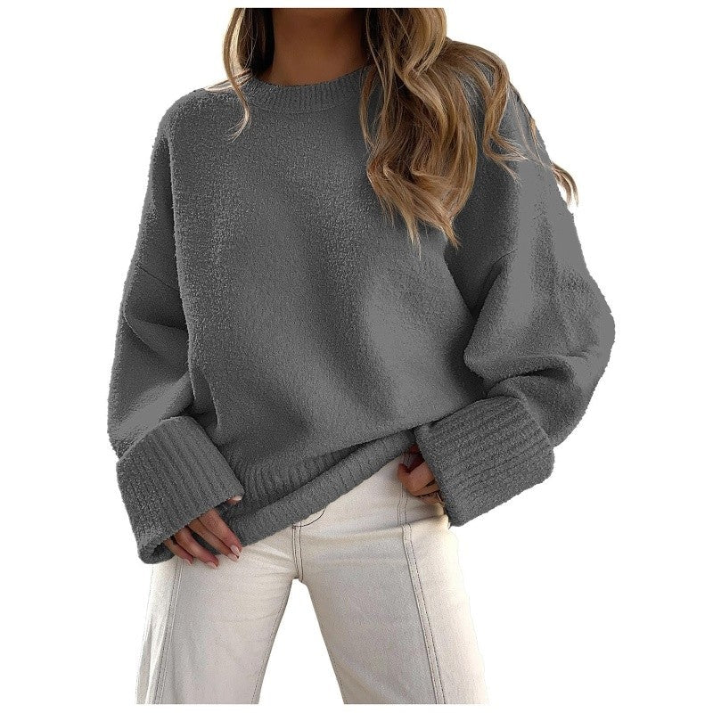 Loose Solid Sweater