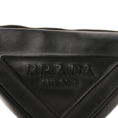 Grace Lux Triangle Shoulder Bag Black