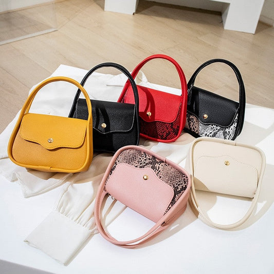 Women's Temperament Solid Color Fashion Handbag