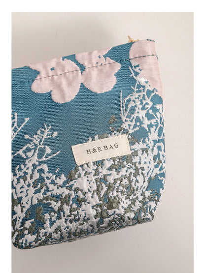 Cosbai - Small Coin Purse with Floral Prints