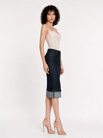 Ophira Retro Romantic Lace Fishbone Corset