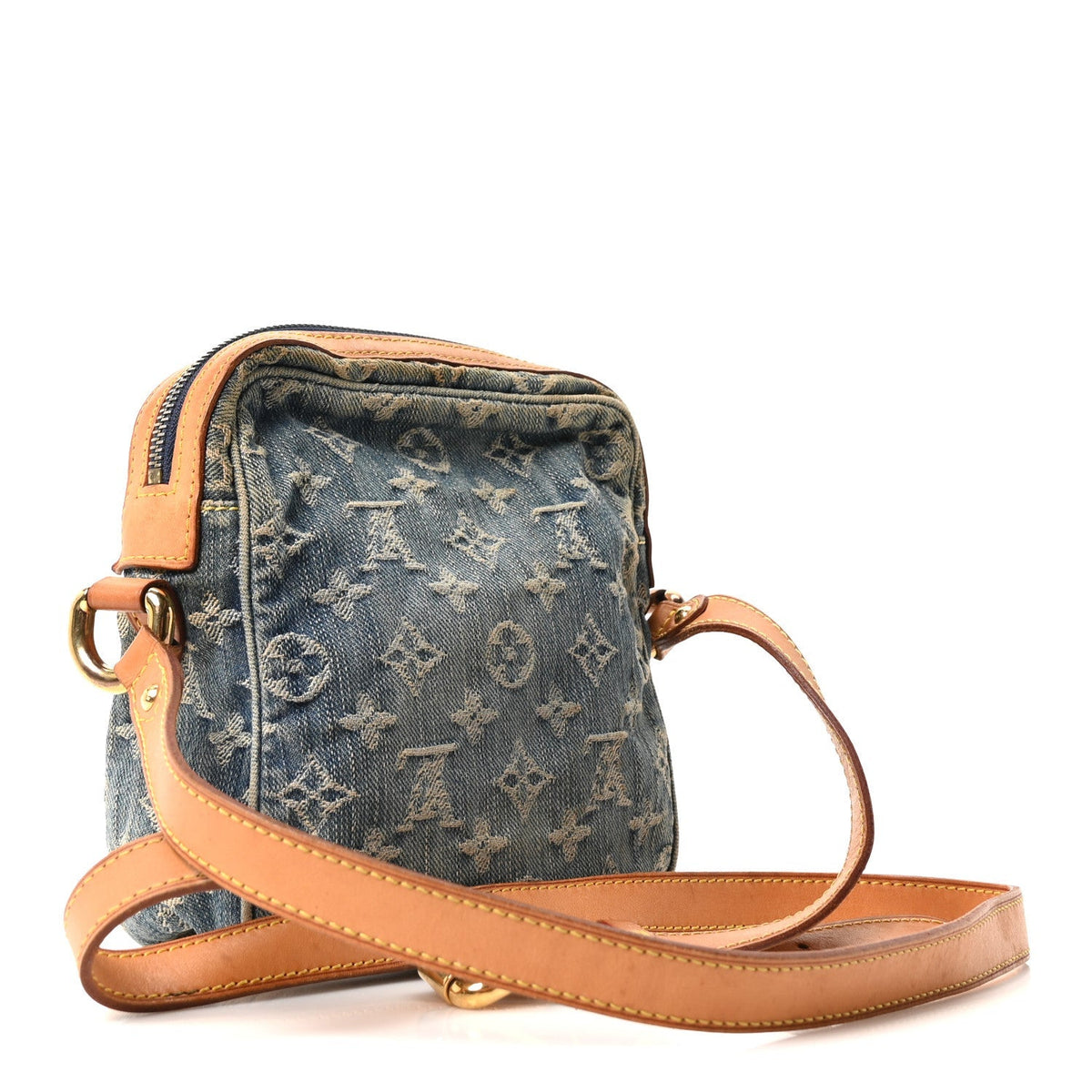 Denim Camera Bag Blue