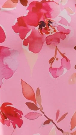 Karalina Maxi Dress - Pink Floral