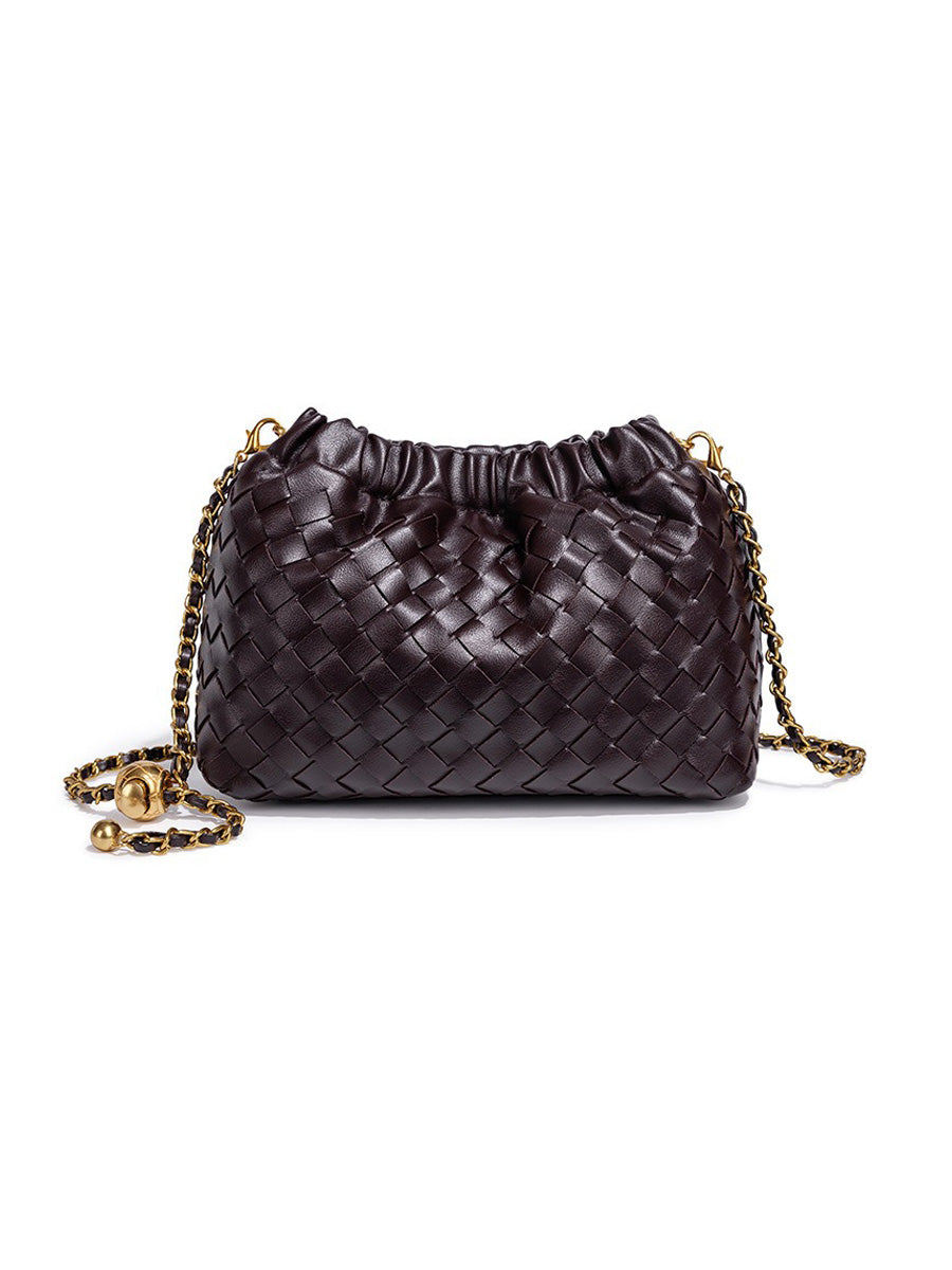 Valentina Hand-Woven Cloud Bag