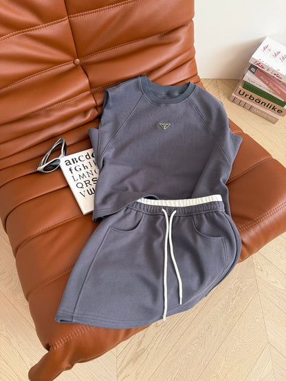 Prada 25 Set Light Purple Cotton