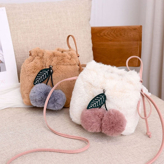 Plush Cute Fashion Large-Capacity Shoulder Bag