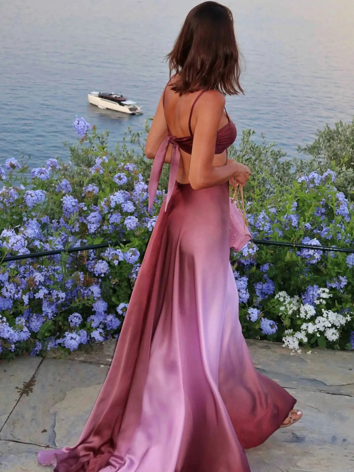 Pandora Gradient cutout Cami Maxi Dress